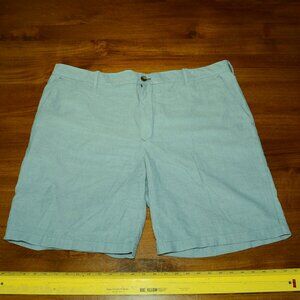 IZOD Men’s 100% Cotton Classic Blue Oxford Cloth Shorts - Size 42